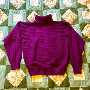 Fuscia Vintage Jumper Sweater Size S